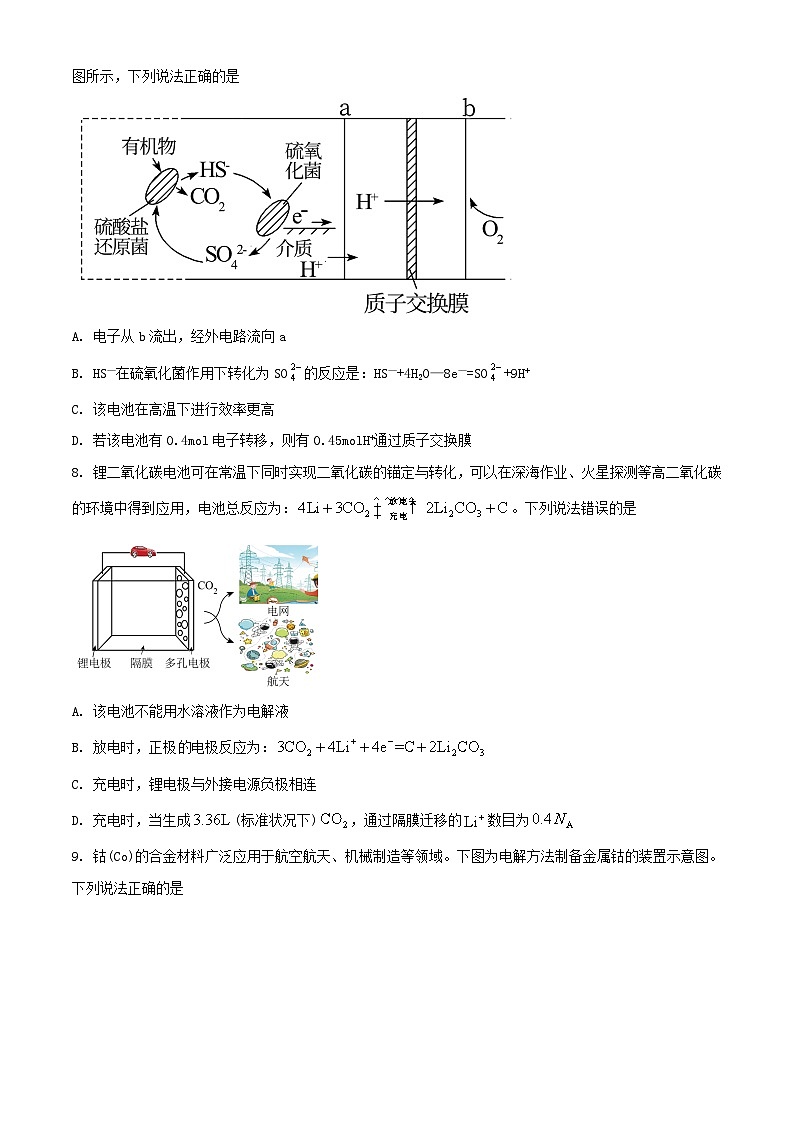 山东省枣庄市2023_2024学年高二化学上学期10月月考试题含解析03
