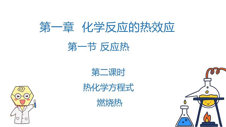 1.1.2 热化学方程式 燃烧热 课件高中化学选择性必修一（人教版2019）第2页