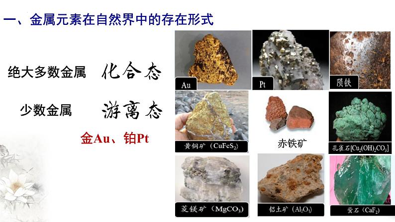 8.1.1 金属矿物的开发利用  课件  2023-2024学年高一下学期化学人教版（2019）必修第二册第5页