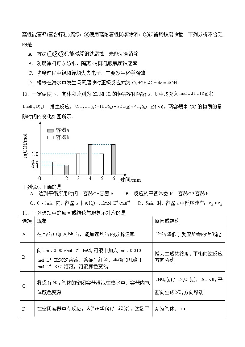 丰城中学2024-2025学年上学期高二期中考试化学试卷第3页