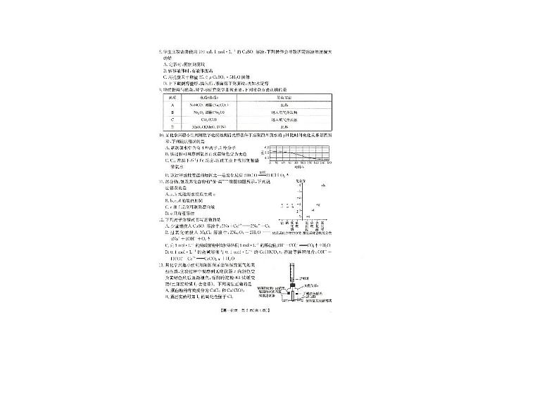 辽宁省抚顺市六校协作体2024-2025学年高一上学期期中化学试卷第2页