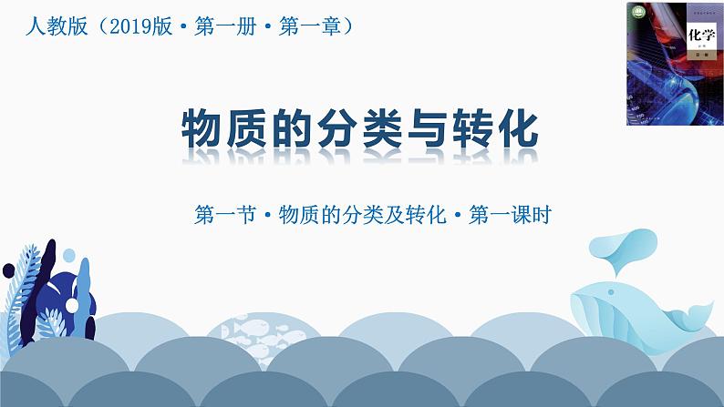 1.1.1物质的分类及其变化 高中化学必修一教学课件【人教版新教材】01