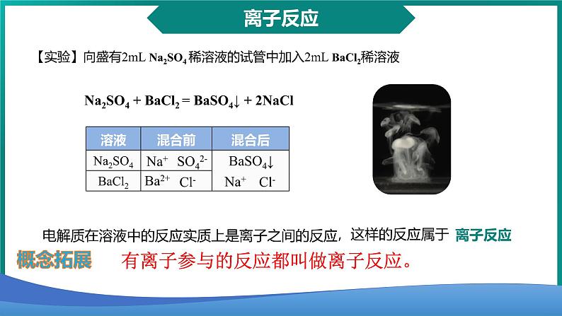 1.2.2离子反应 高中化学必修一教学课件【人教版新教材】第3页