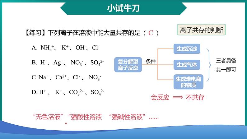 1.2.2离子反应 高中化学必修一教学课件【人教版新教材】第6页