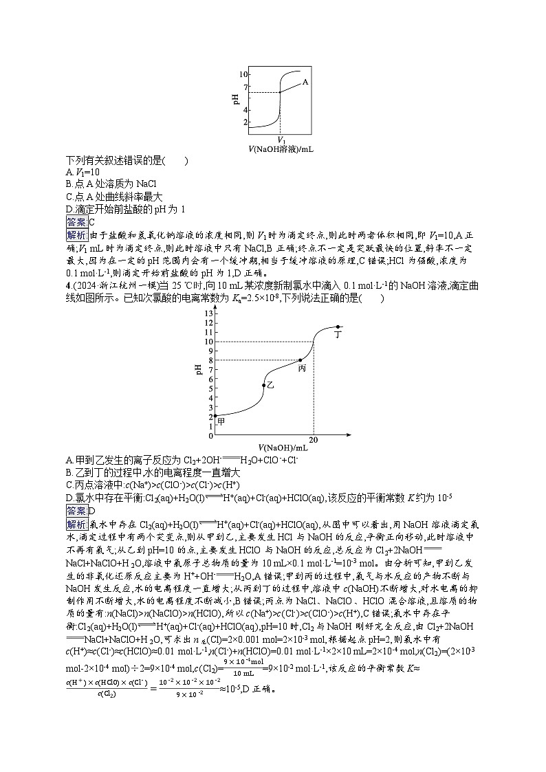 备战2025年高考二轮复习化学（广东版）大单元选择题突破练10 A组（Word版附解析）第2页