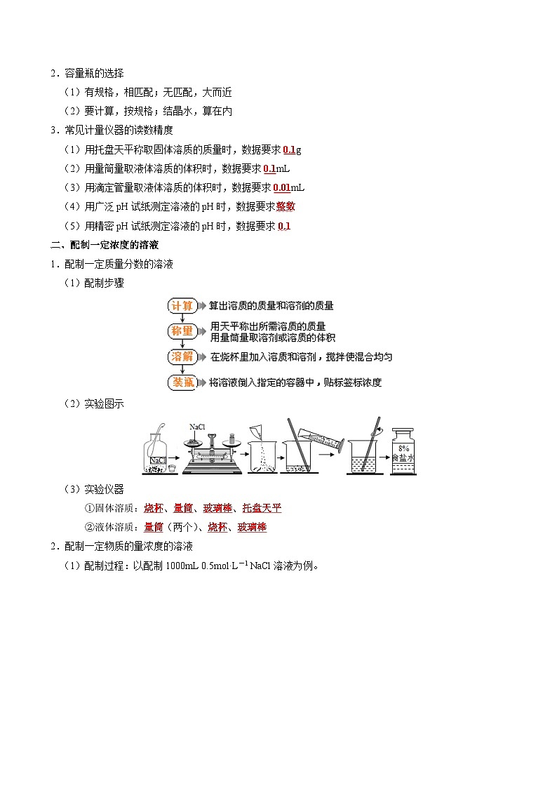 专题33  常见的定量综合实验-【知识清单】最新高考化学一轮复习知识点一览表第3页