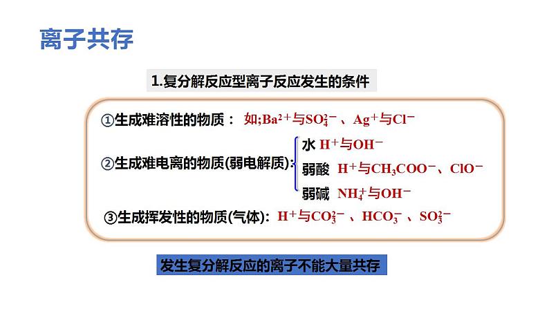 1.2.3 离子反应的应用（课件）-2024-2025学年高一化学同步教学（人教版2019必修第一册）第4页