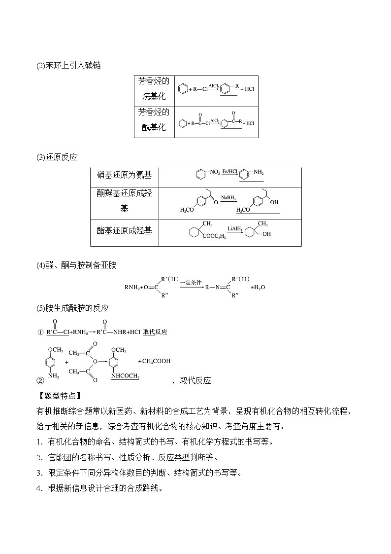 热点题型10  有机推断综合题的解题策略-2024-2025年解密高考化学大一轮复习专练（配套新教材2019）（原卷版）第2页