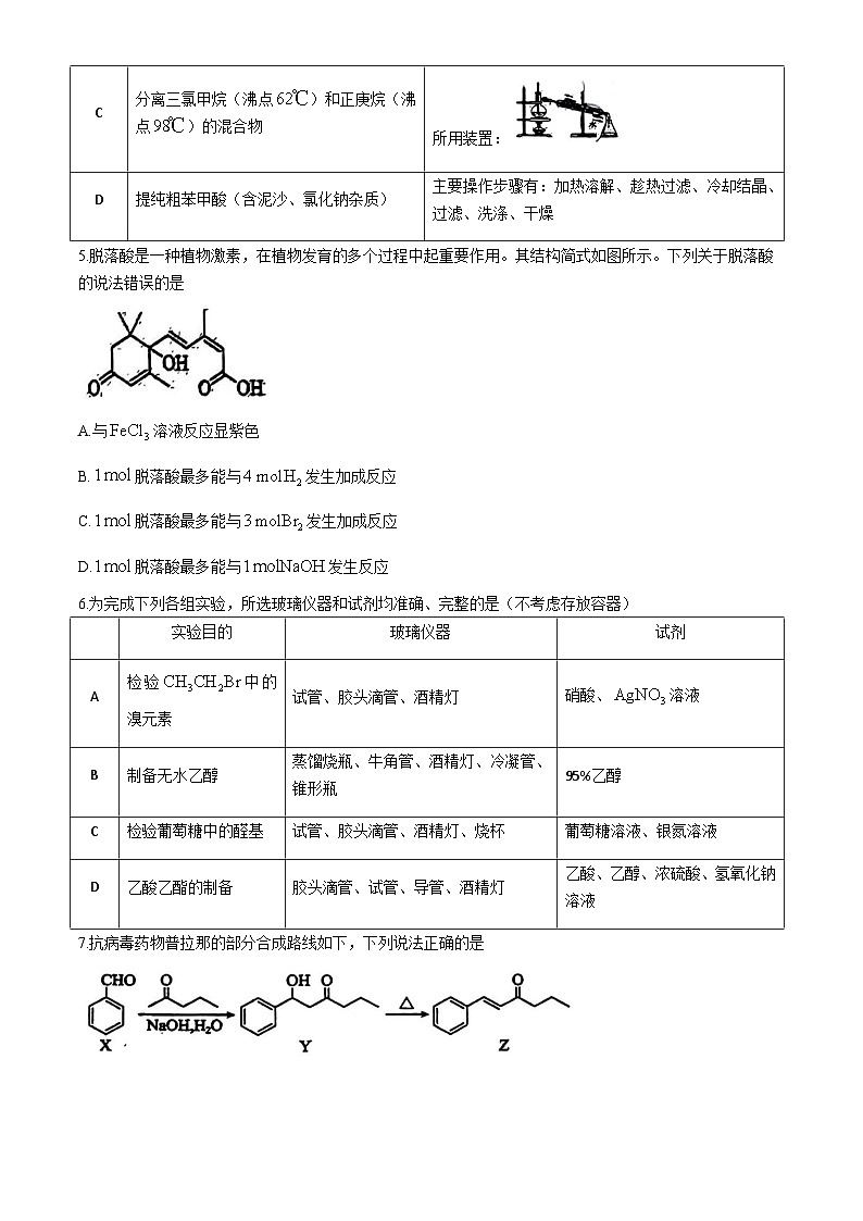 广西南宁市第二中学2024-2025学年高二上学期11月期中考试 化学试题第2页