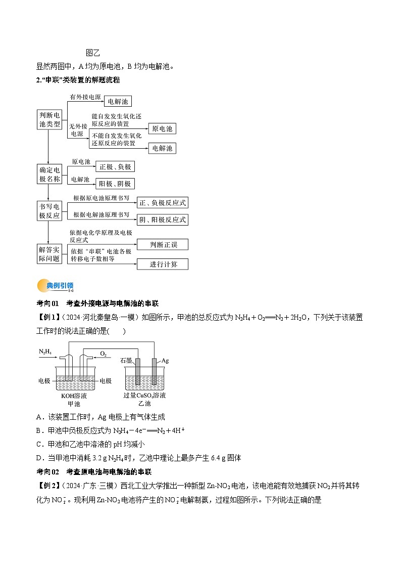 考点24  电化学原理的综合应用（核心考点精讲精练）-2025年高考化学一轮复习讲练专题（新高考通用）（原卷版）第3页
