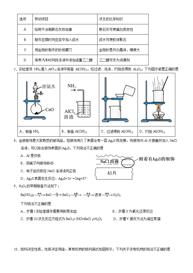 2024—2025学年高三年级广东省惠东县与深实高中园第二次联考化学试题（含答案）第2页