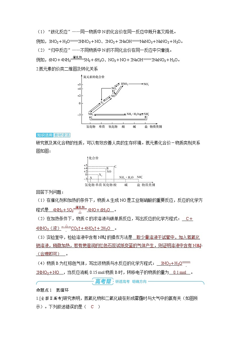 备战2025年高考化学精品教案第四章非金属及其化合物第8讲含氮化合物之间的转化（Word版附解析）第2页