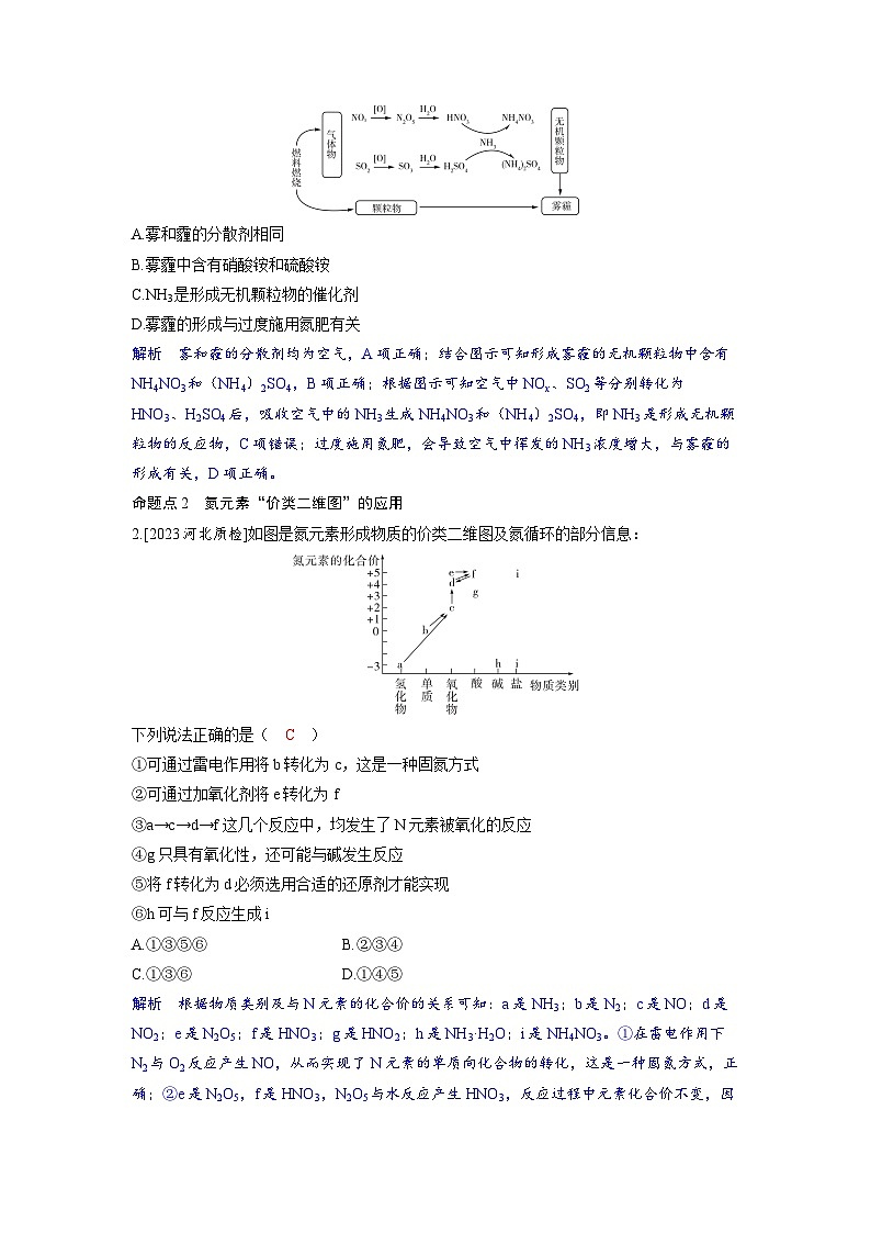 备战2025年高考化学精品教案第四章非金属及其化合物第8讲含氮化合物之间的转化（Word版附解析）第3页