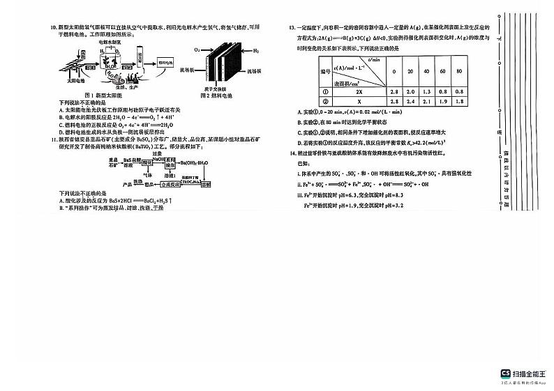 2025榆林高三上学期11月期中考试化学PDF版无答案第2页
