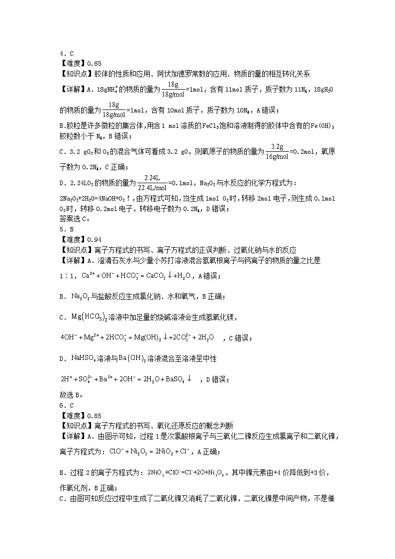 安徽省合肥市普通高中六校联盟2024-2025学年高三上学期期中联考化学答案第2页