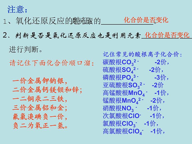 第一章 第三节氧化还原反应  课件——《化学》 （人教版）必修1第4页