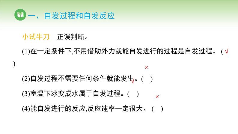 人教版高中化学选择性必修1 第二章 第三节 化学反应的方向（课件）第7页