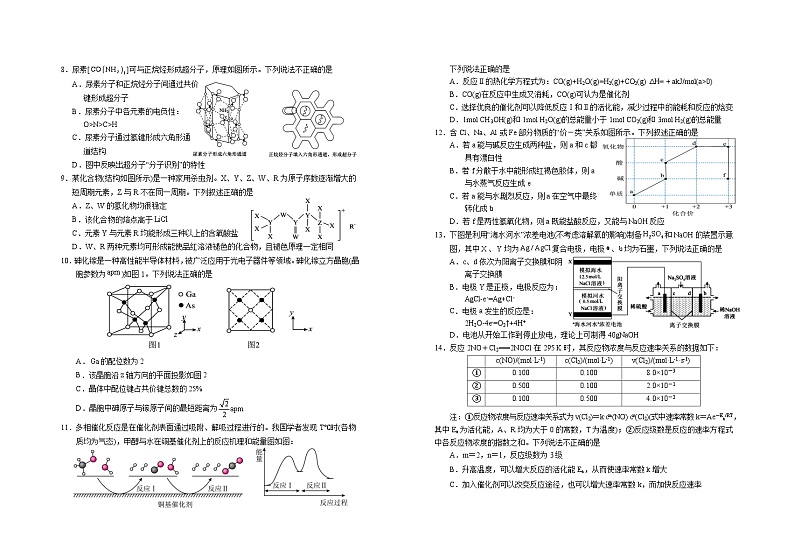 宁夏回族自治区银川一中2024-2025学年高三上学期第四次月考化学试题（Word版附答案）第2页