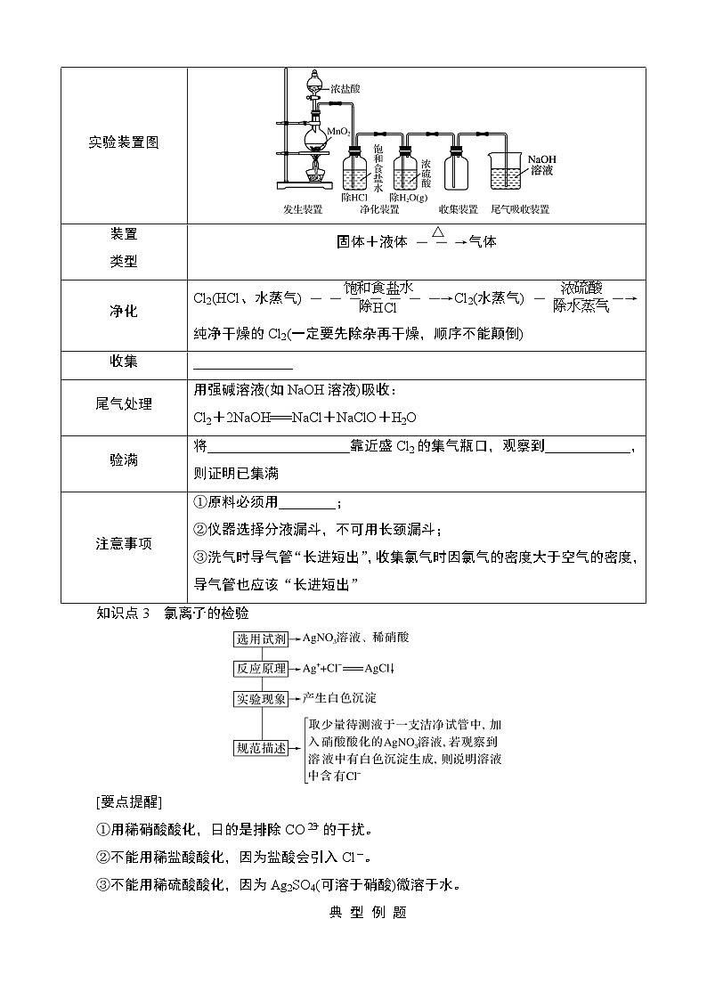 江苏省2025年1月普通高中学业水平合格性化学考试 导学案  课时8　氯及其化合物第3页