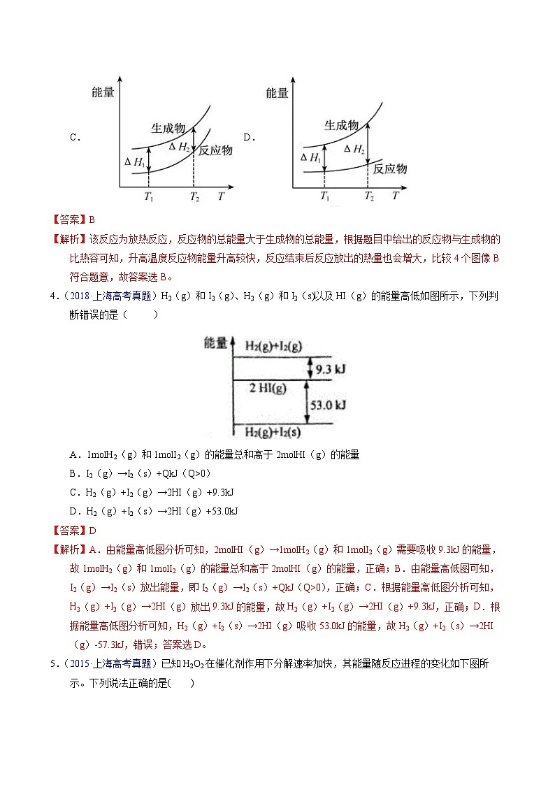 专题40  化学反应与能量变化（解析卷）第3页