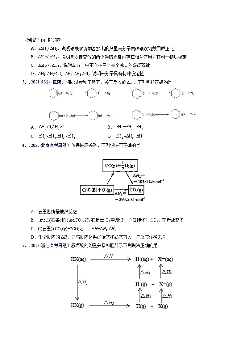 专题42  反应热计算——盖斯定律（原卷卷）第2页