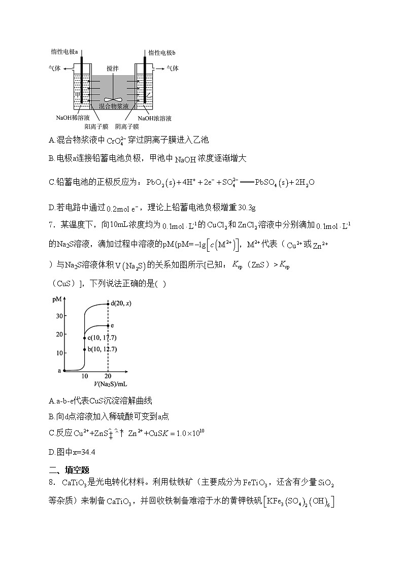 四川省眉山市高中2024届高三上学期第一次诊断性考试化学试卷(含答案)第3页