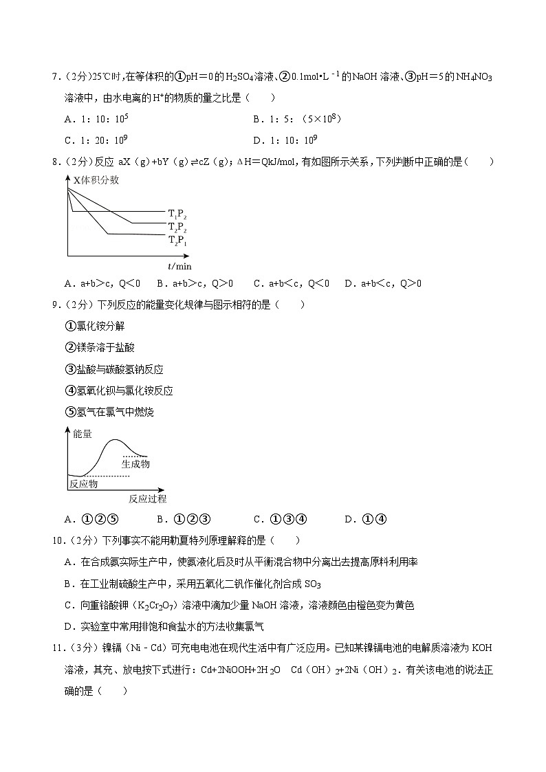 2023-2024学年黑龙江省大庆实验中学实验二部高二（上）期末化学试卷第2页