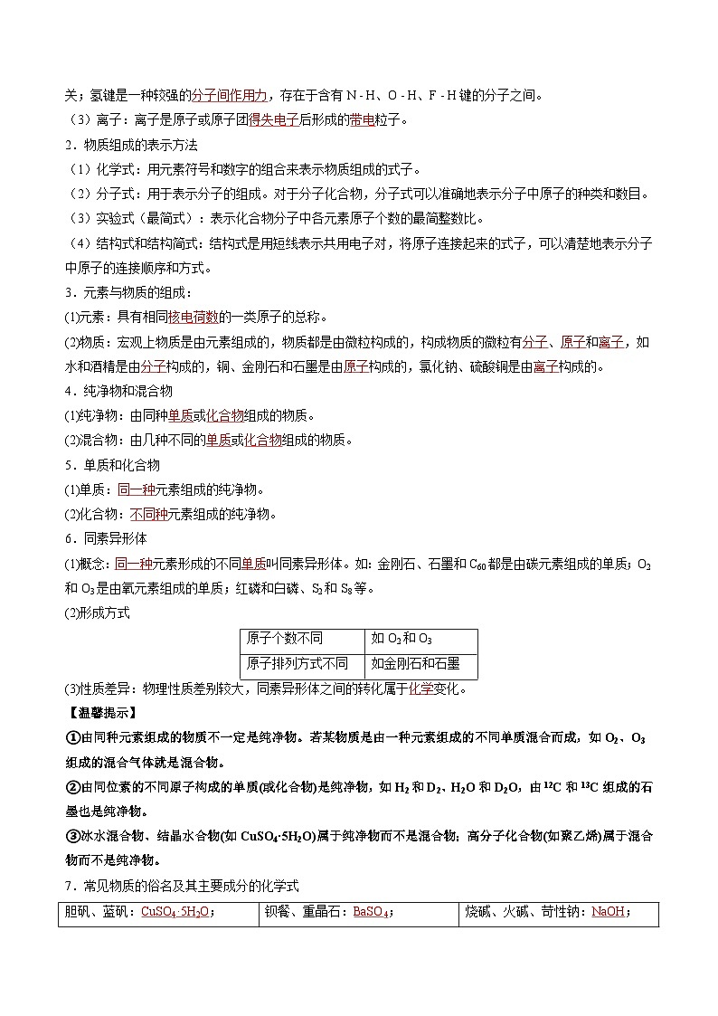 第01讲 物质及其反应的分类、分散系（解析版）第2页