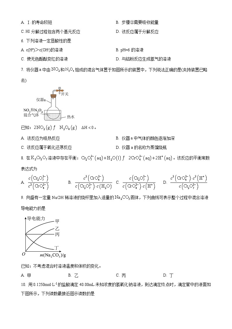 Φ╛╜σ«üτ£üµèÜΘí║σ╕éσà¡µíσìÅΣ╜£Σ╜ô2024-2025σ¡ªσ╣┤Θ½ÿΣ║îΣ╕èσ¡ªµ£ƒµ£ƒΣ╕¡ΦÇâΦ»òσîûσ¡ªΦ»òΘóÿWordτëêµùτ¡öµíê第2页