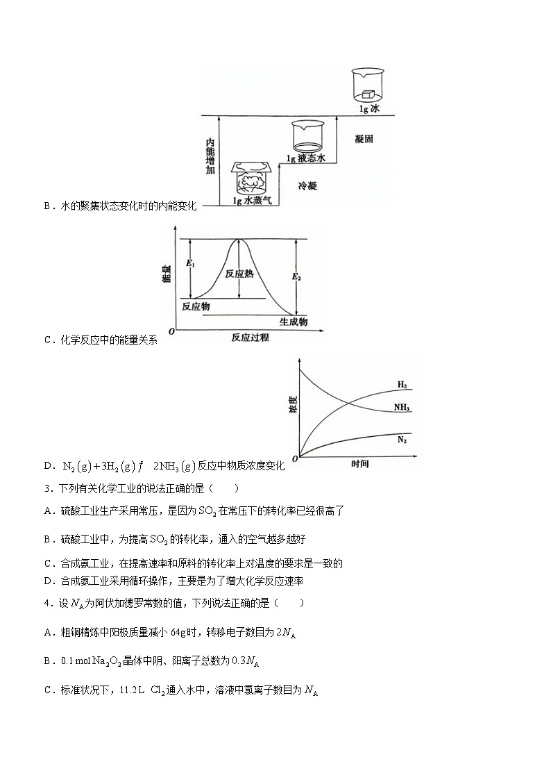 河南省信阳市2023-2024学年高二上学期期末教学质量检测化学试题第2页