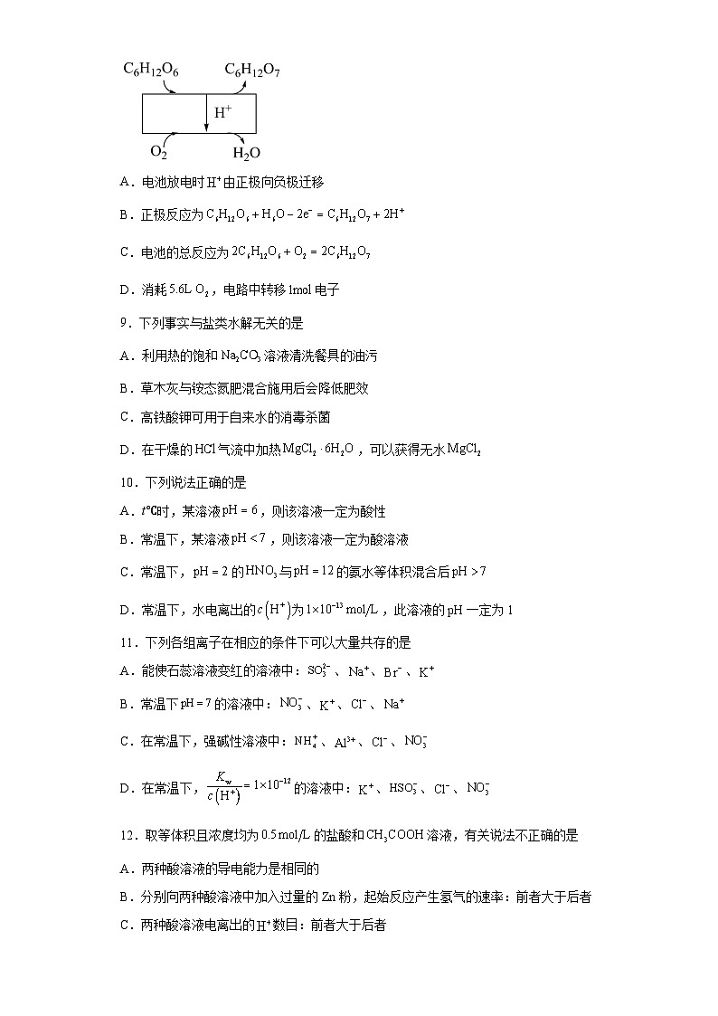 山西省长治市2023-2024学年高二上学期期末化学试题第3页