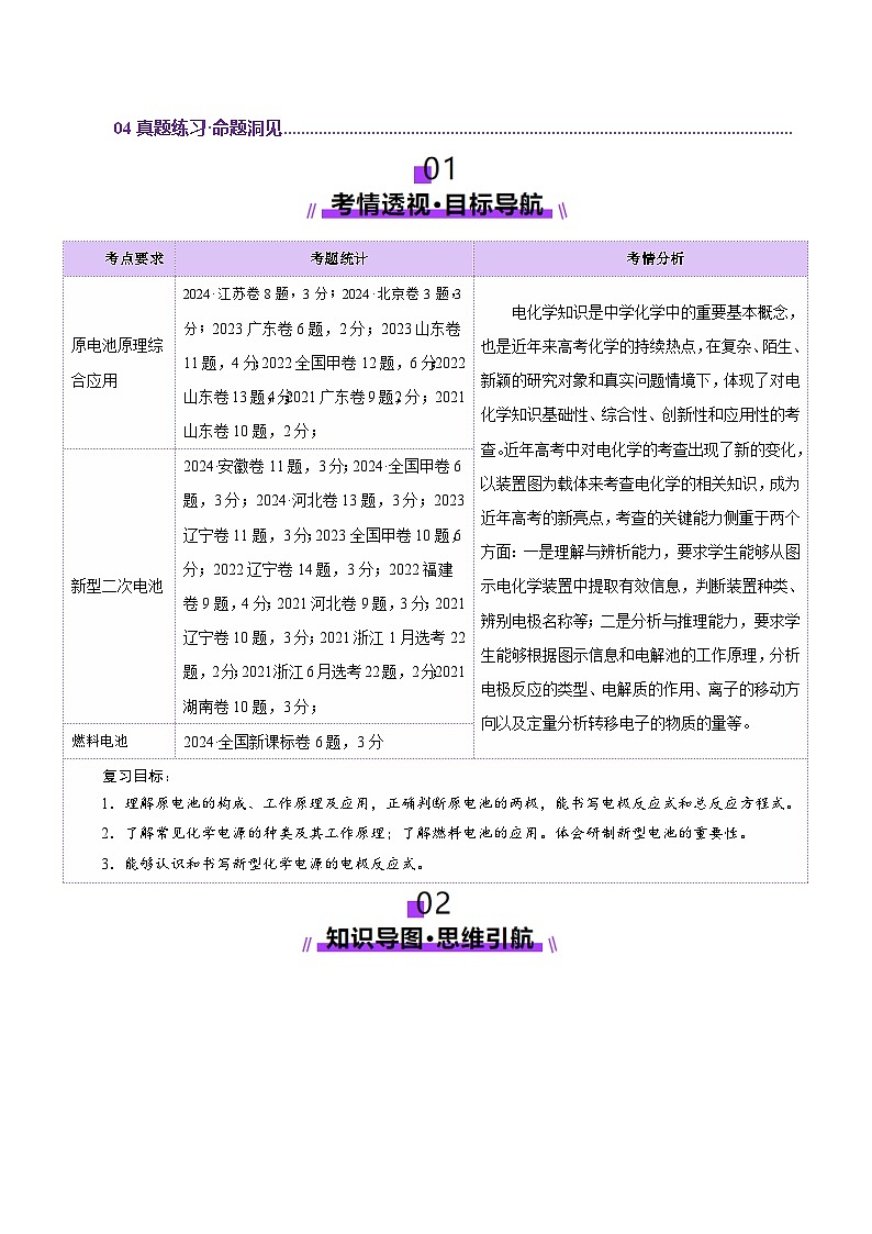 第02讲  原电池、化学电源(讲义)(解析版)第2页