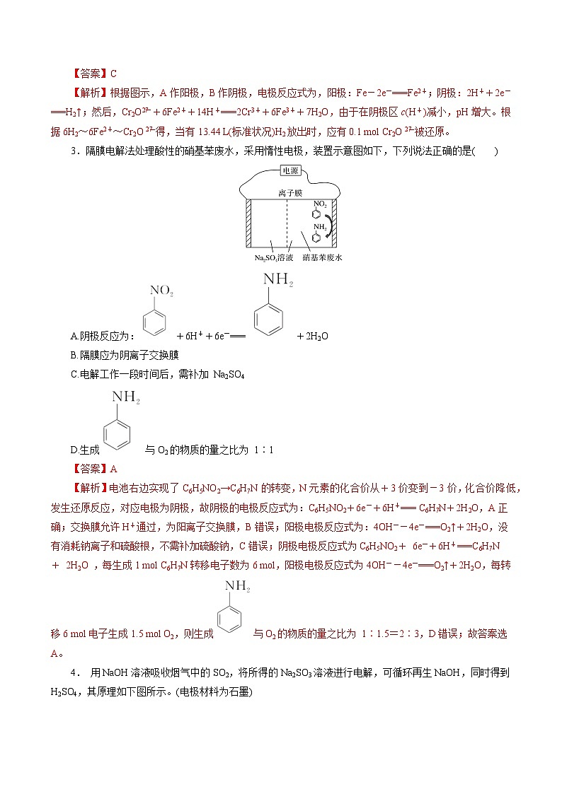 第03讲  电解池、金属的腐蚀与防护(练习)(解析版)第3页