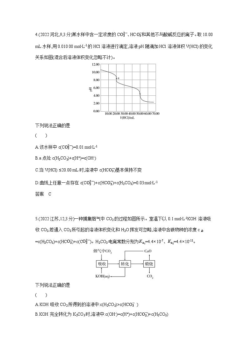 2024届高考化学近10年真题模拟专题11——盐类水解和沉淀溶解平衡（附答案）第2页