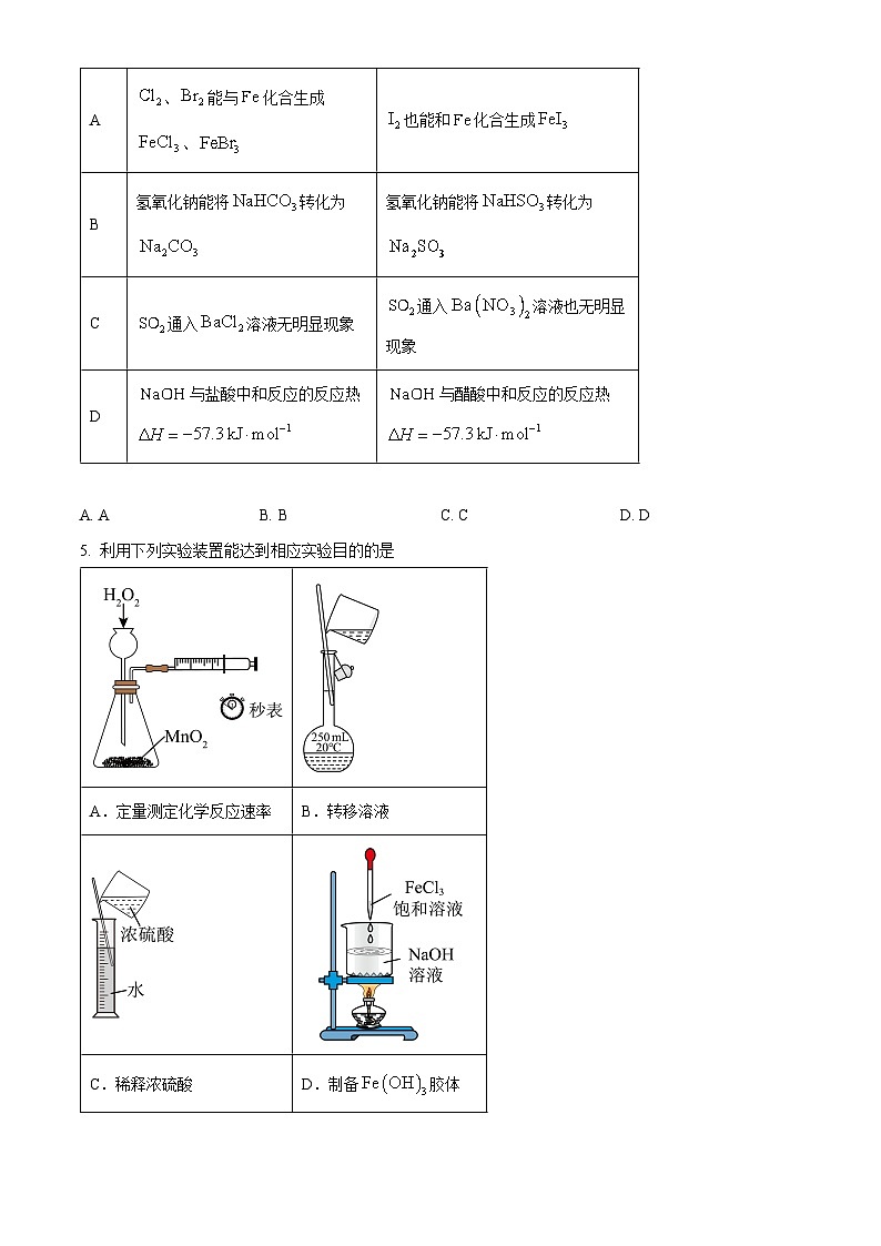 山东省菏泽市2024-2025学年高三上学期期中考试化学试题（原卷版）第2页