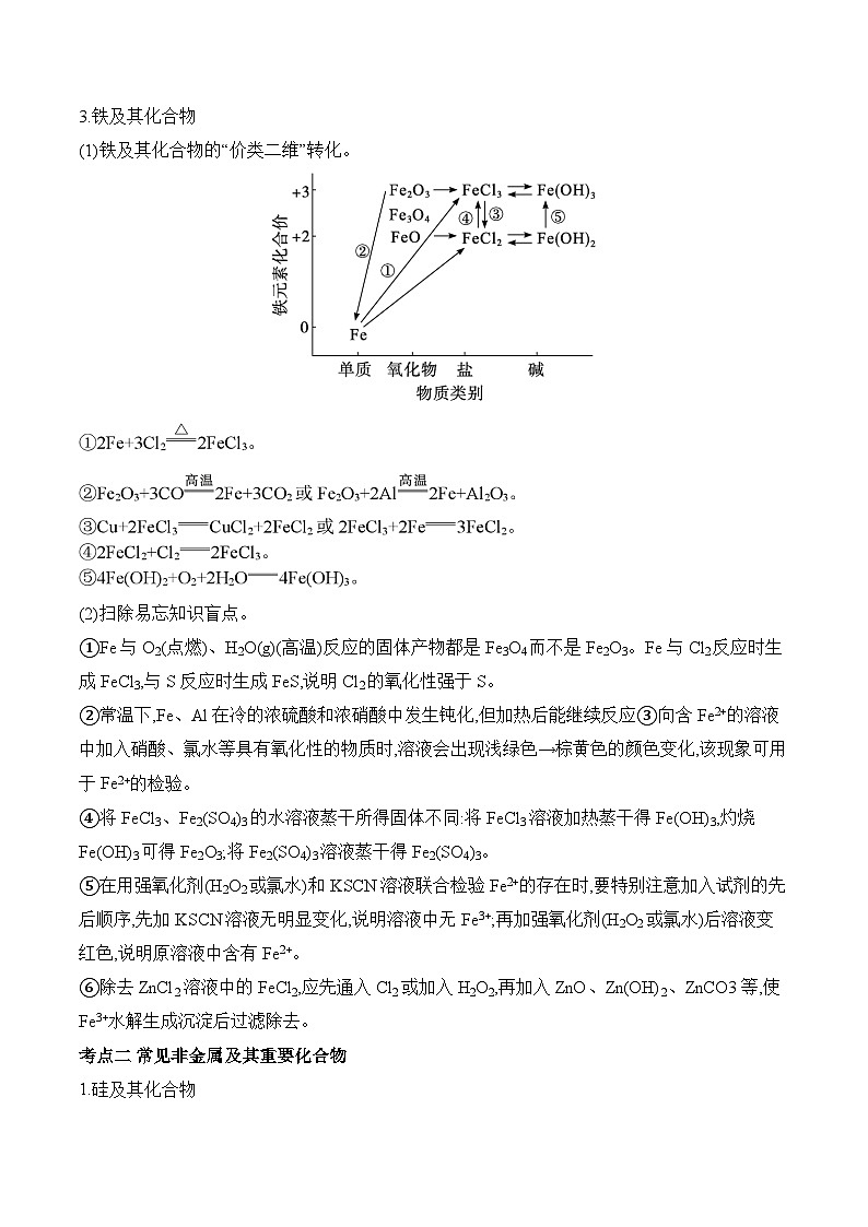 专题06 元素及其化合物（讲练）—2025学高考化学二轮复习易错重难提升（含解析）【新高考】第3页
