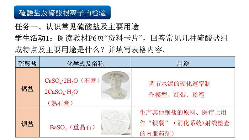 人教版（2019）高中化学必修二5.1.3 硫及其化合物—硫酸根离子的检验＋粗盐的提纯 课件第6页
