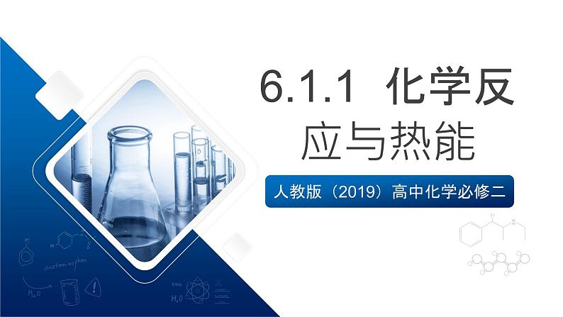 人教版（2019）高中化学必修二6.1.1  化学反应与热能 课件第1页