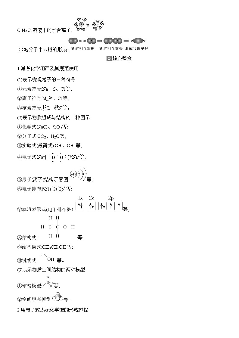 题型突破2　常考化学用语的使用   练习（含解析）第2页