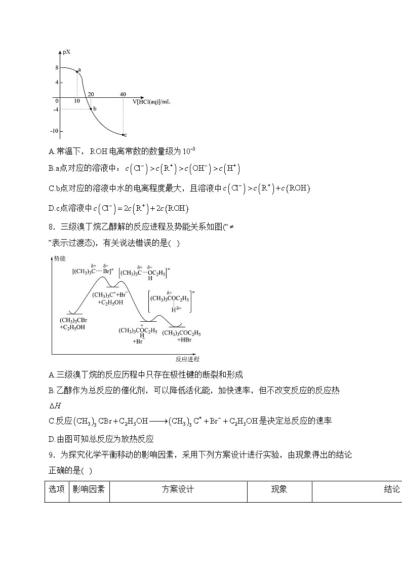 四川省宜宾市第三中学校2024-2025学年高二上学期期中考试化学试卷(含答案)第3页