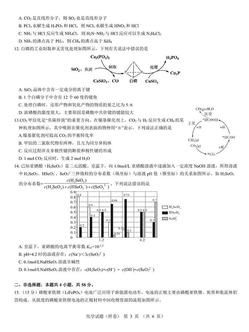2025届高考仿真模拟卷化学（样卷）.pdf第3页
