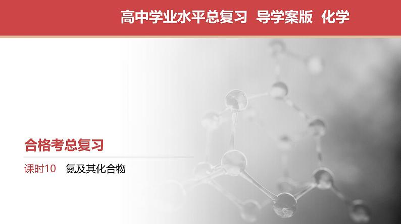 2025年高中化学学业水平总复习  课时10　氮及其化合物  课件第1页