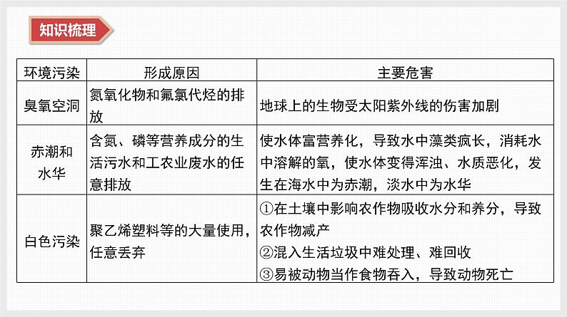 2025年高中化学学业水平总复习  课时21　环境保护  课件第5页