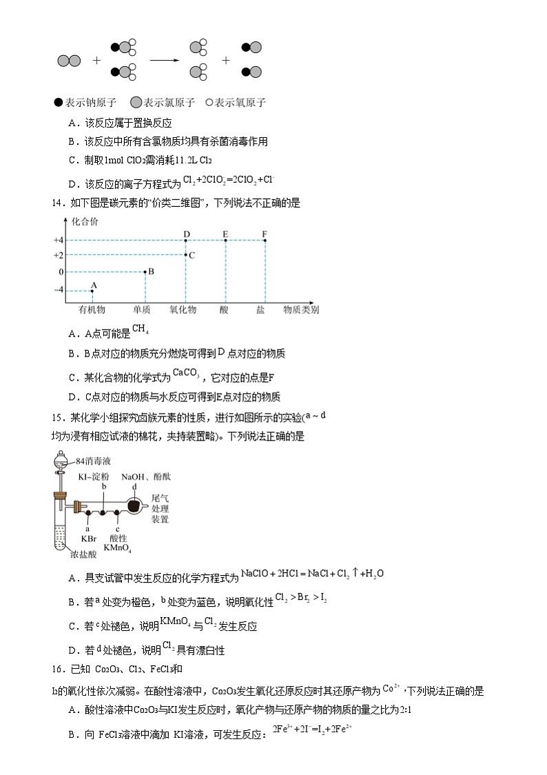 2025岳阳岳阳县一中高一上学期12月月考化学试题含答案第3页