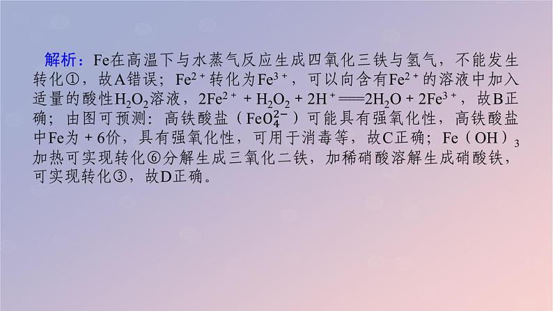 2025版高考化学全程一轮复习第13讲铁及其化合物的转化课件第8页