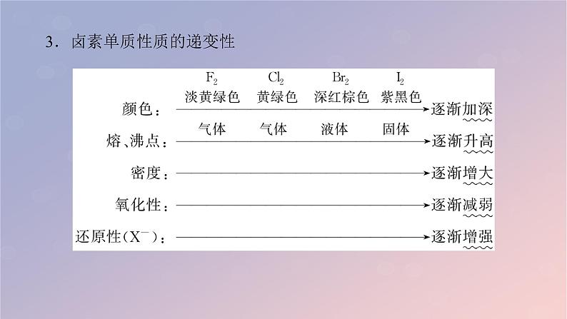 2025版高考化学全程一轮复习第18讲卤族元素溴碘单质的提取 课件第7页