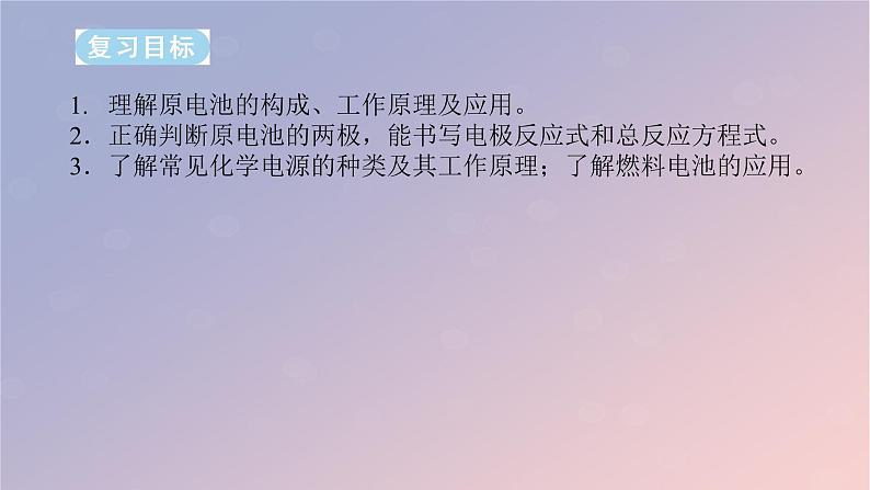 2025版高考化学全程一轮复习第35讲原电池常见化学电源课件第2页