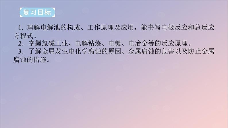 2025版高考化学全程一轮复习第37讲电解池金属的腐蚀与防护课件第2页