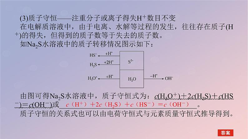 2025版高考化学全程一轮复习第52讲溶液中“粒子”浓度关系课件第5页