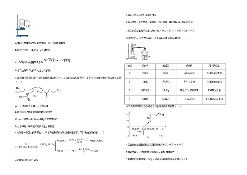 黑龙江省绥化市重点高中2024-2025学年高三上学期期中考试化学试题含答案第2页